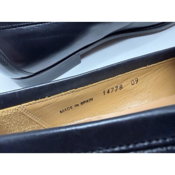 Mezlan Men’s Santander Navy Blue Dress Loafers Slip Ons Leather Size 11.5 N NIB main image 4